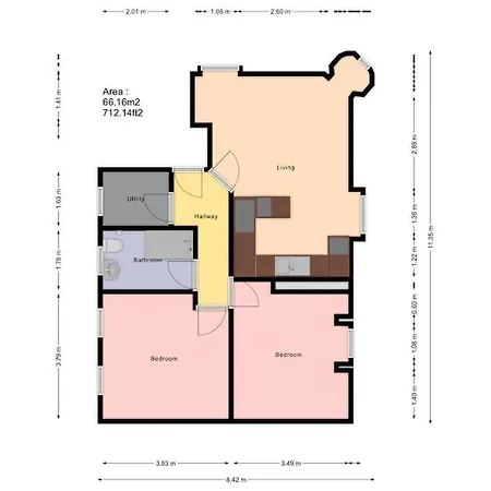 The Penthouse - Crosby St 2 Bed Apartment Maryport Exterior photo